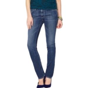 AG Adriano Goldschmied The Premier Skinny Straight Jeans In Medium Wash Sz 27